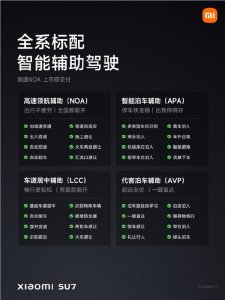 智驾全栈自研！小米SU7城