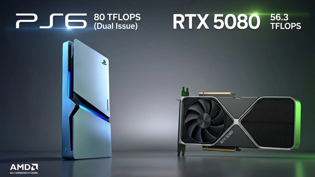 你敢信?传PS6理论性能将超越RTX 5080