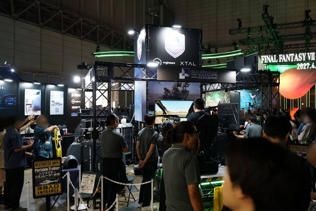 RAZBAM日本公司参展东京电玩展2026 展示家用座舱与F-35军用模拟器
