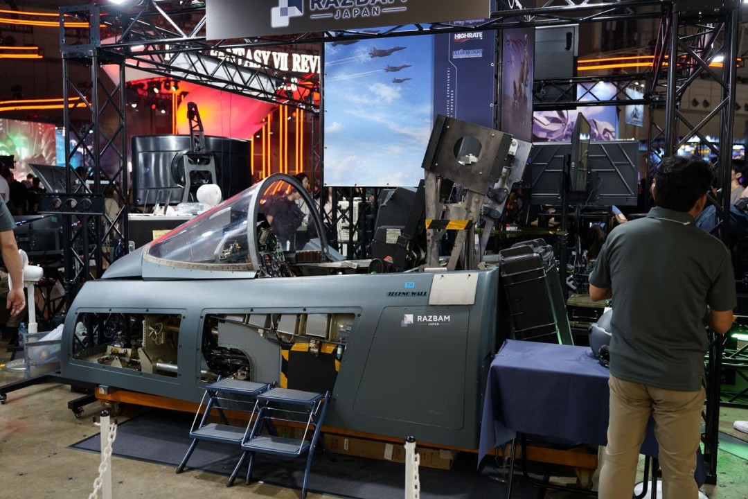 RAZBAM日本公司参展东京电玩展2026 展示家用座舱与F-35军用模拟器