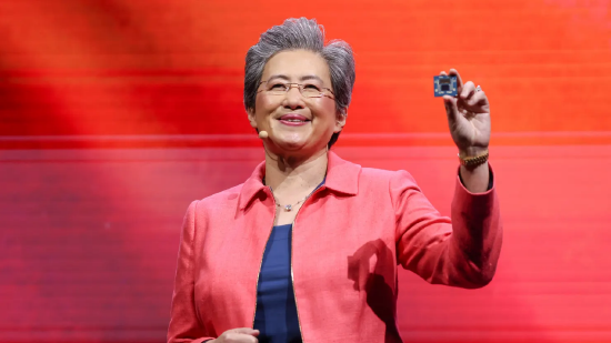 2024 年 6 月 3 日，台湾台北，AMD 董事长兼首席执行官苏姿丰在台湾最重要科技展会台北电脑展上发表开幕主旨演讲。