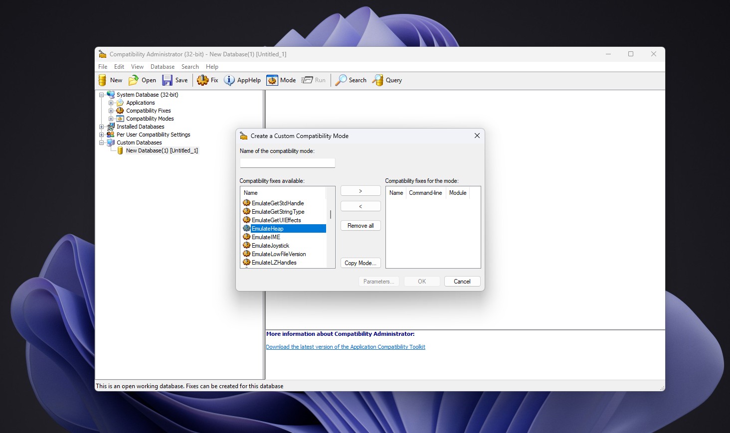 EmulateHeap-in-Compatibility-Administrators-list-of-compatibility-fixes-on-Windows-11-26H2.jpg