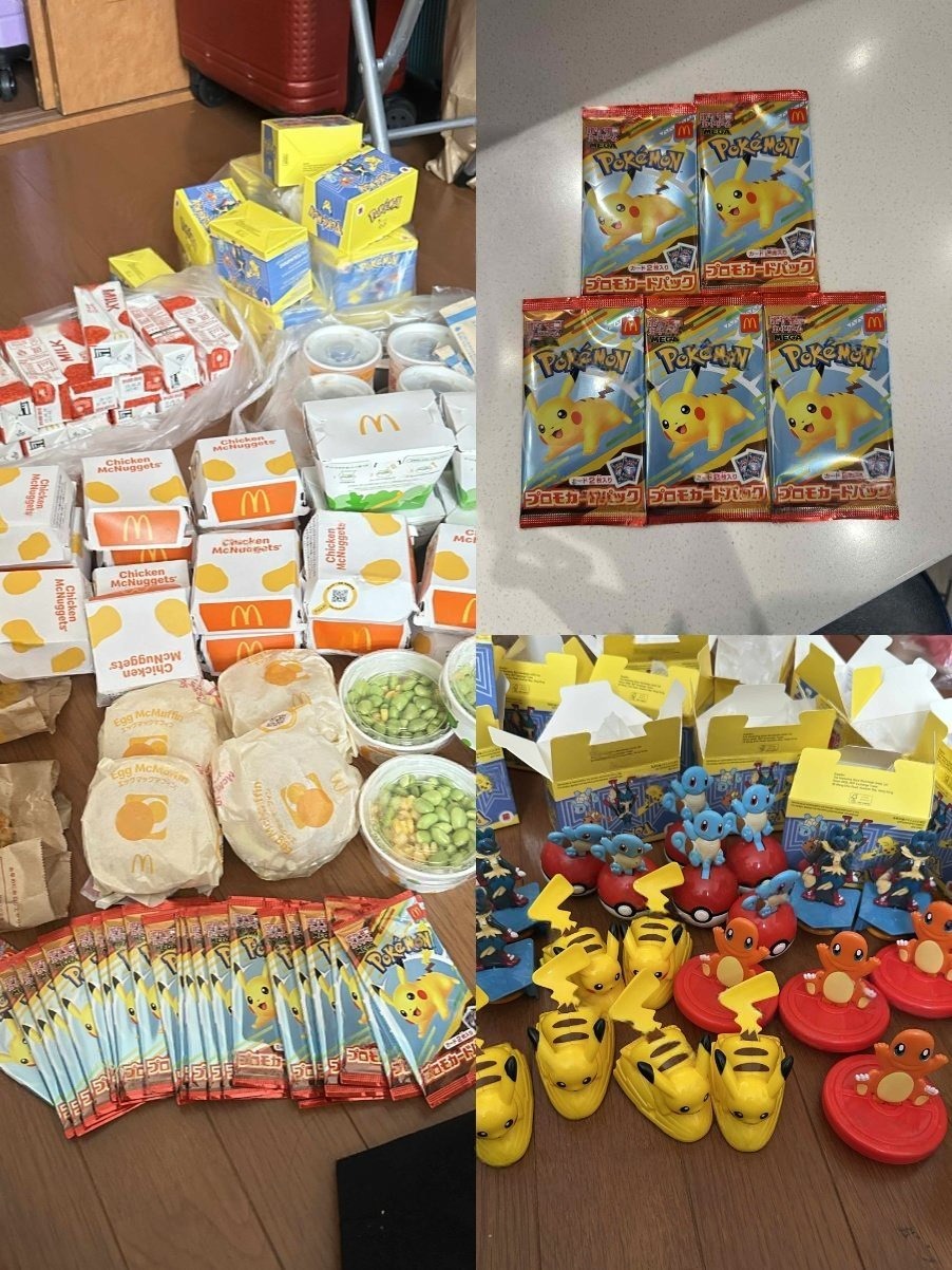 日本麦当劳宝可梦卡牌活动酿乱象 黄牛浪费食物引公愤