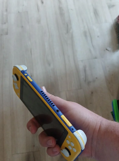 玩家晒个性拼色版Switch Lite引关注 实际7岁孩子无心之举