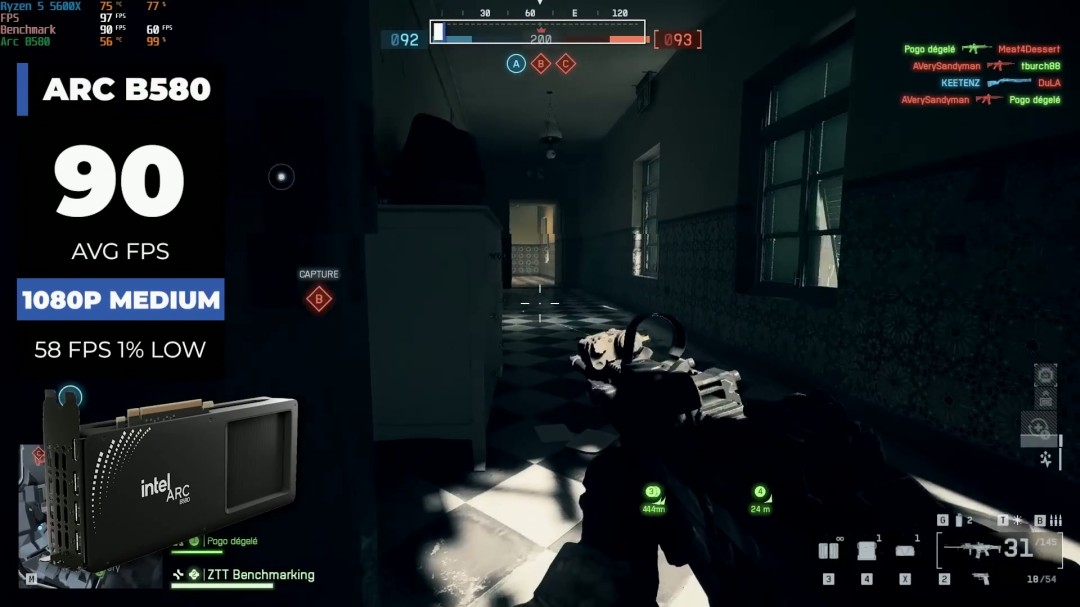 《战地6》低端GPU测试 3060也能跑出百帧