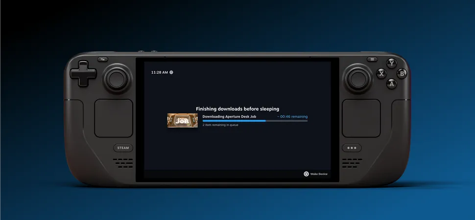 玩家期待已久!Steam Deck推出息屏下载功能