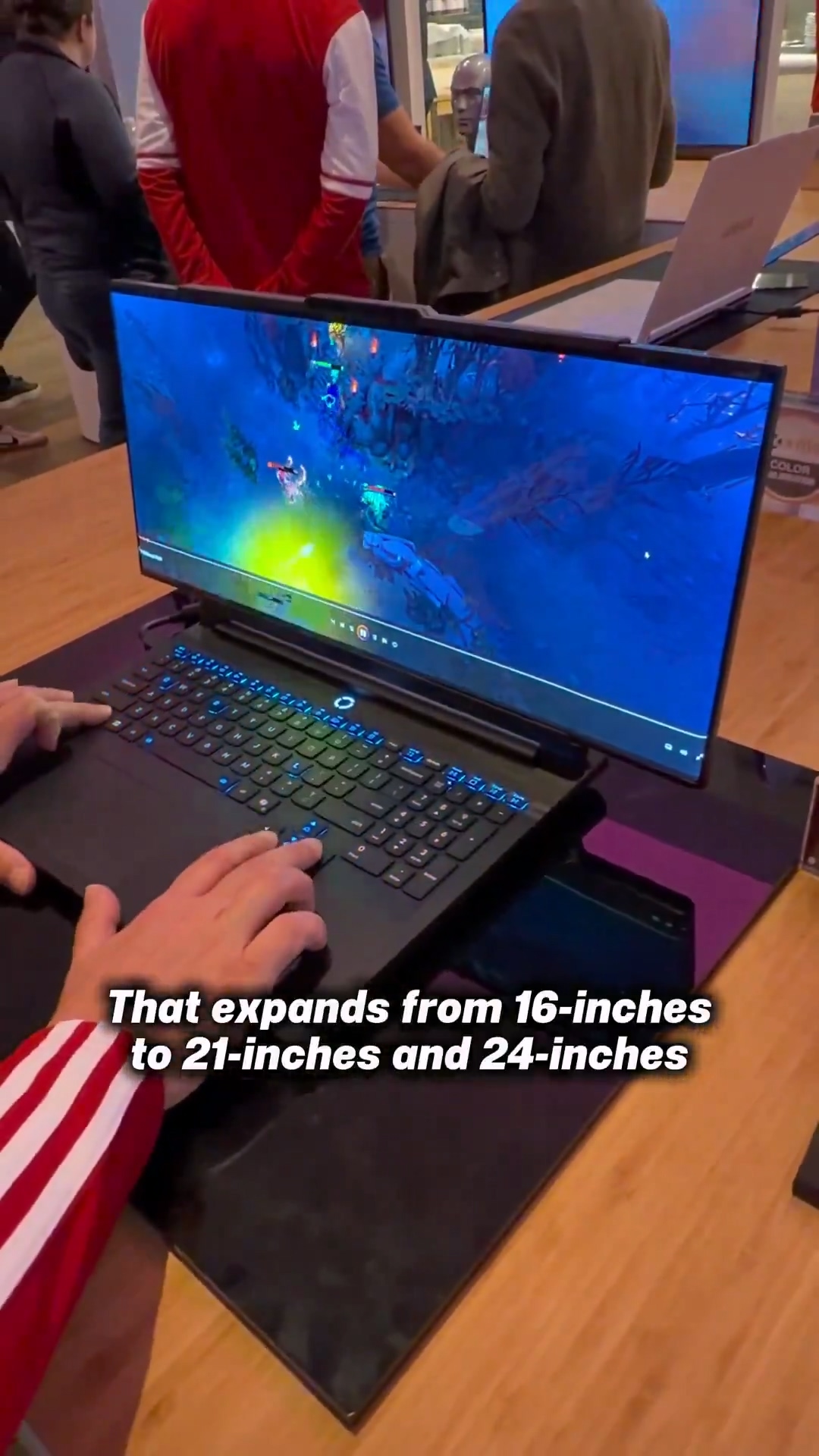 CES 2026：联想展示屏幕可扩展的概念游戏本 16英寸秒变24英寸
