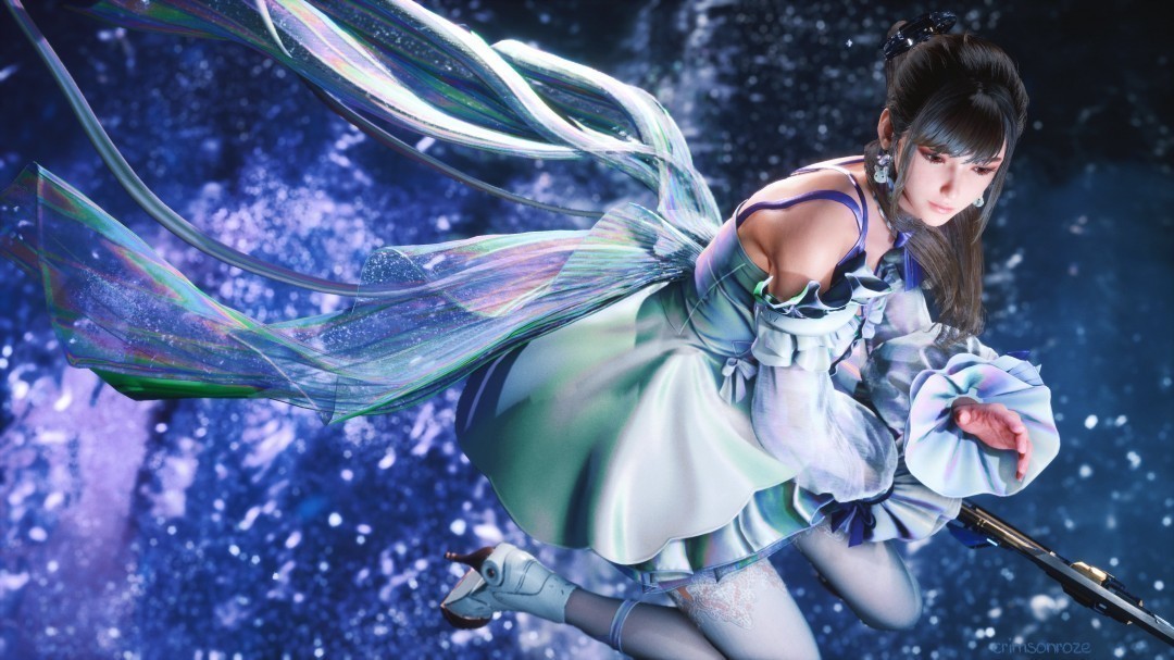 《剑星》DLSS4.5实机演示对比：头发丝更清晰自然了！