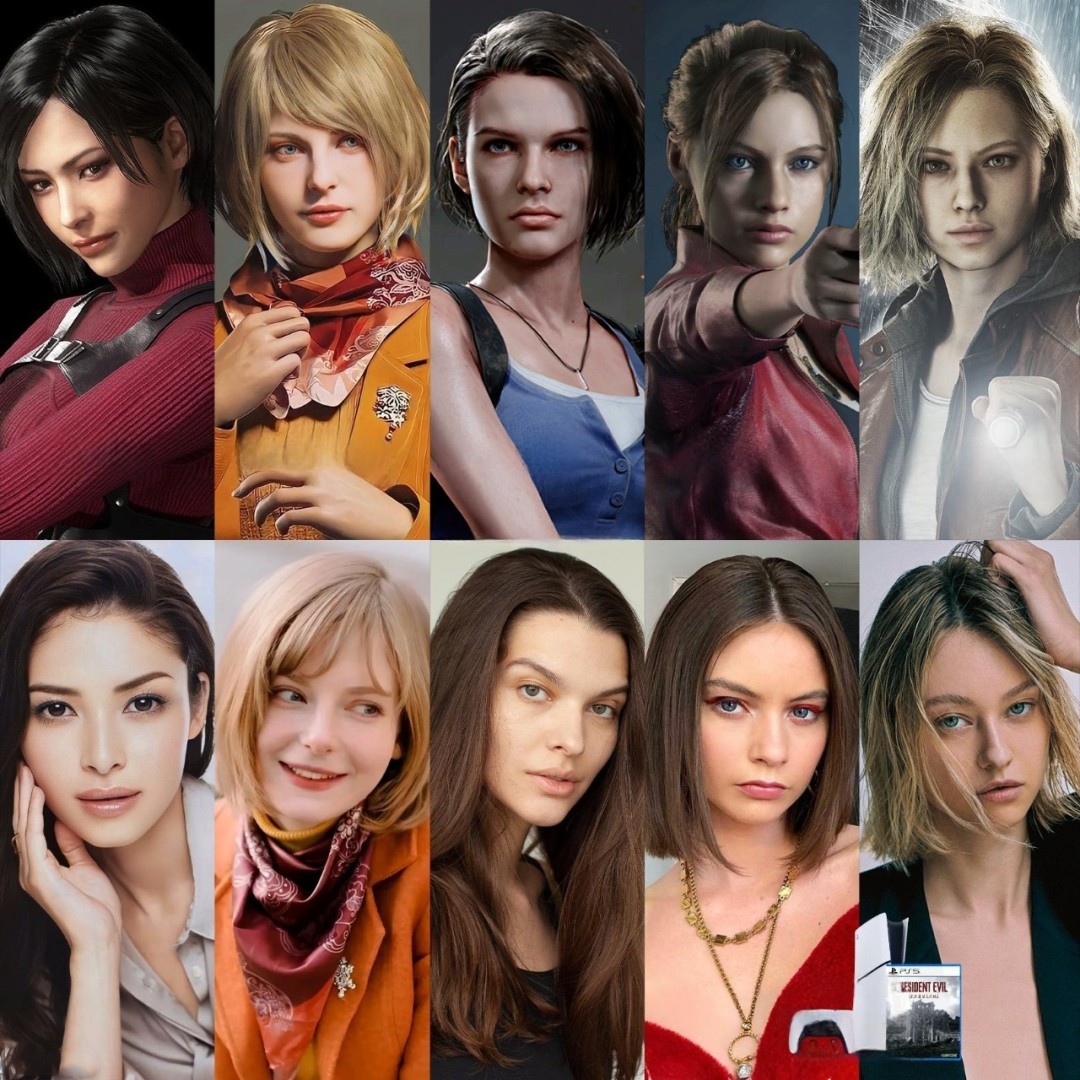 卡普空面捕太强 玩家晒《生化危机》女角色脸模对比图