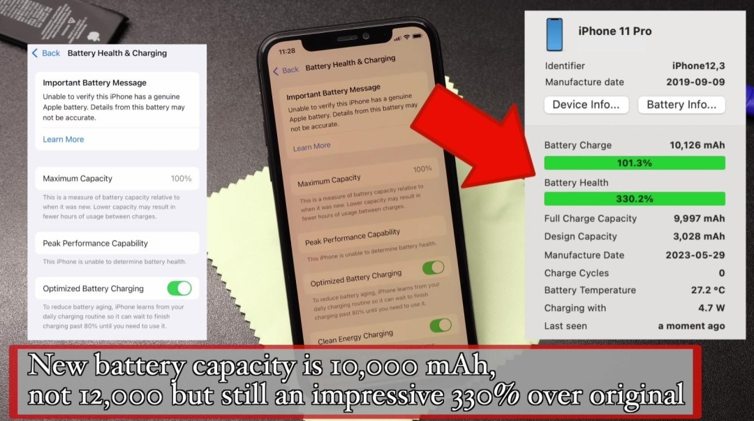 首款升级12000mAh电池的iPhone诞生：苹果故意用小电池