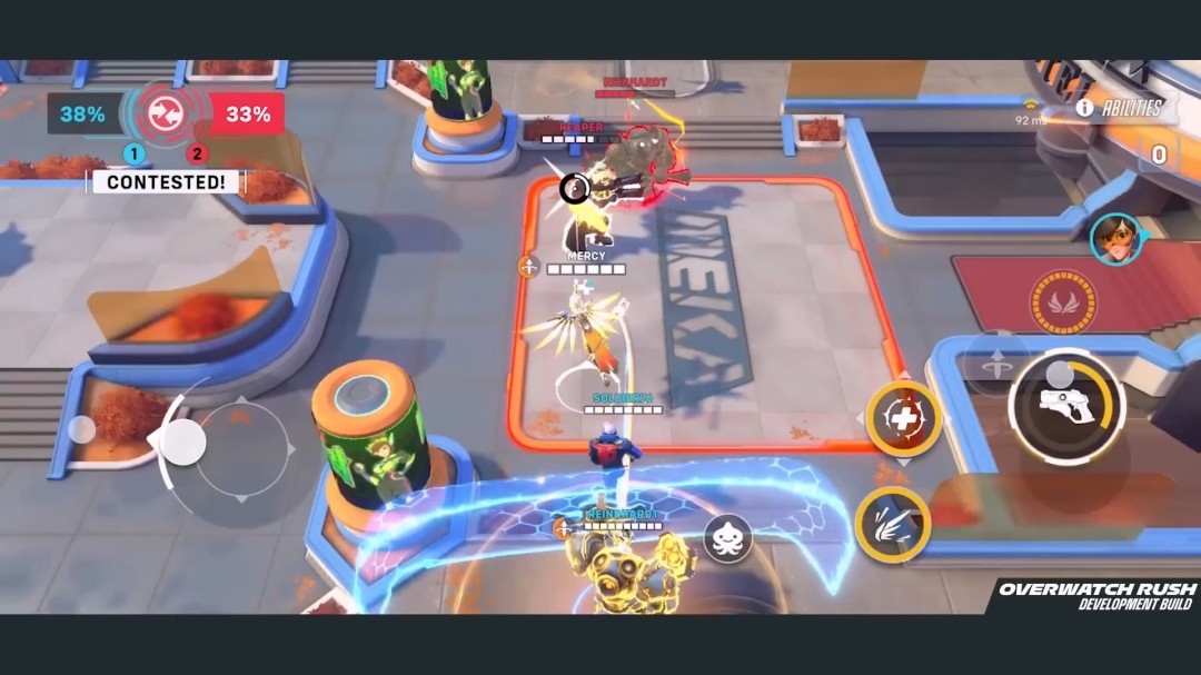 《守望先锋》免费手游《守望先锋Rush》公开 登陆iOS和安卓平台