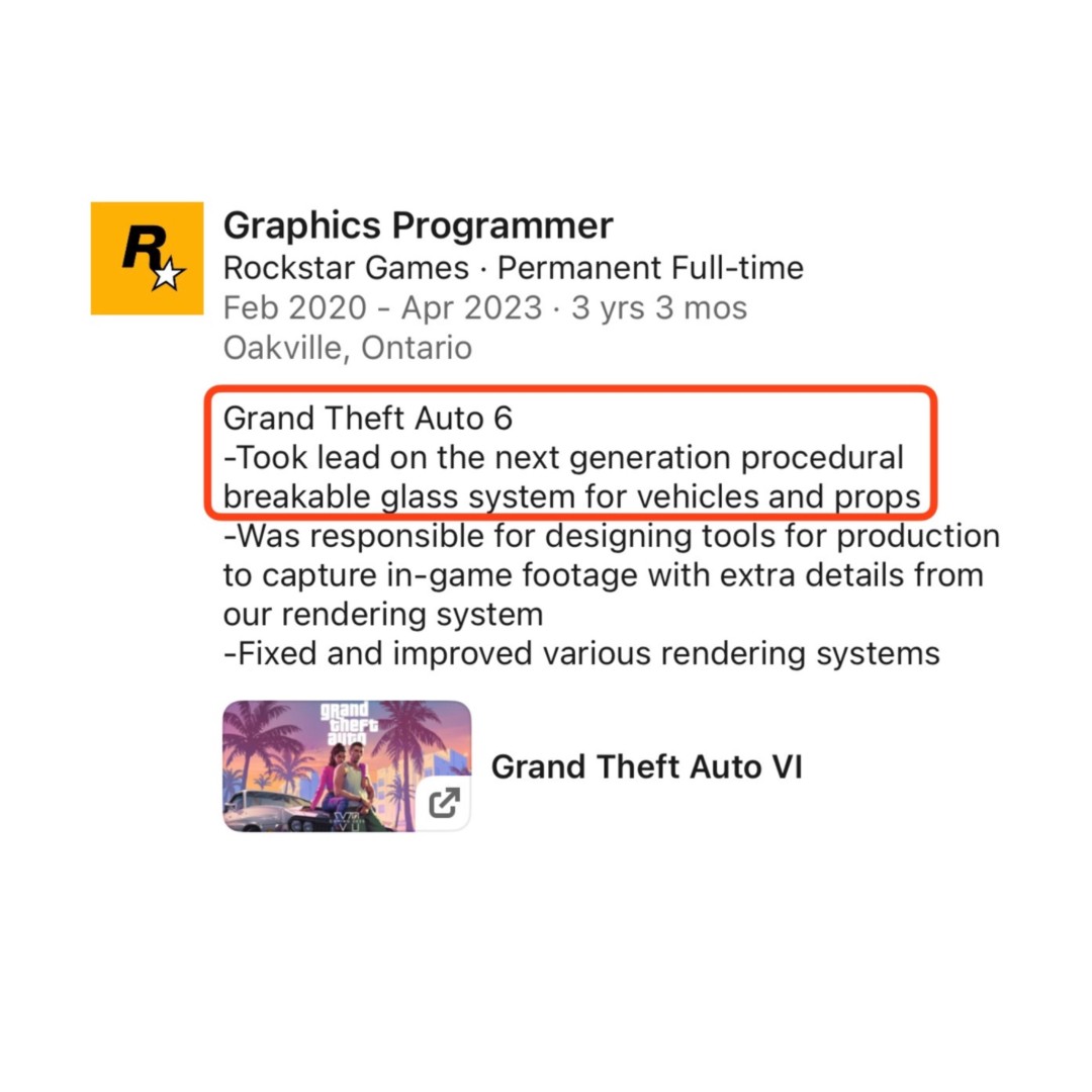 细节狂魔再出手 《GTA6》连玻璃都做成“实时破碎”