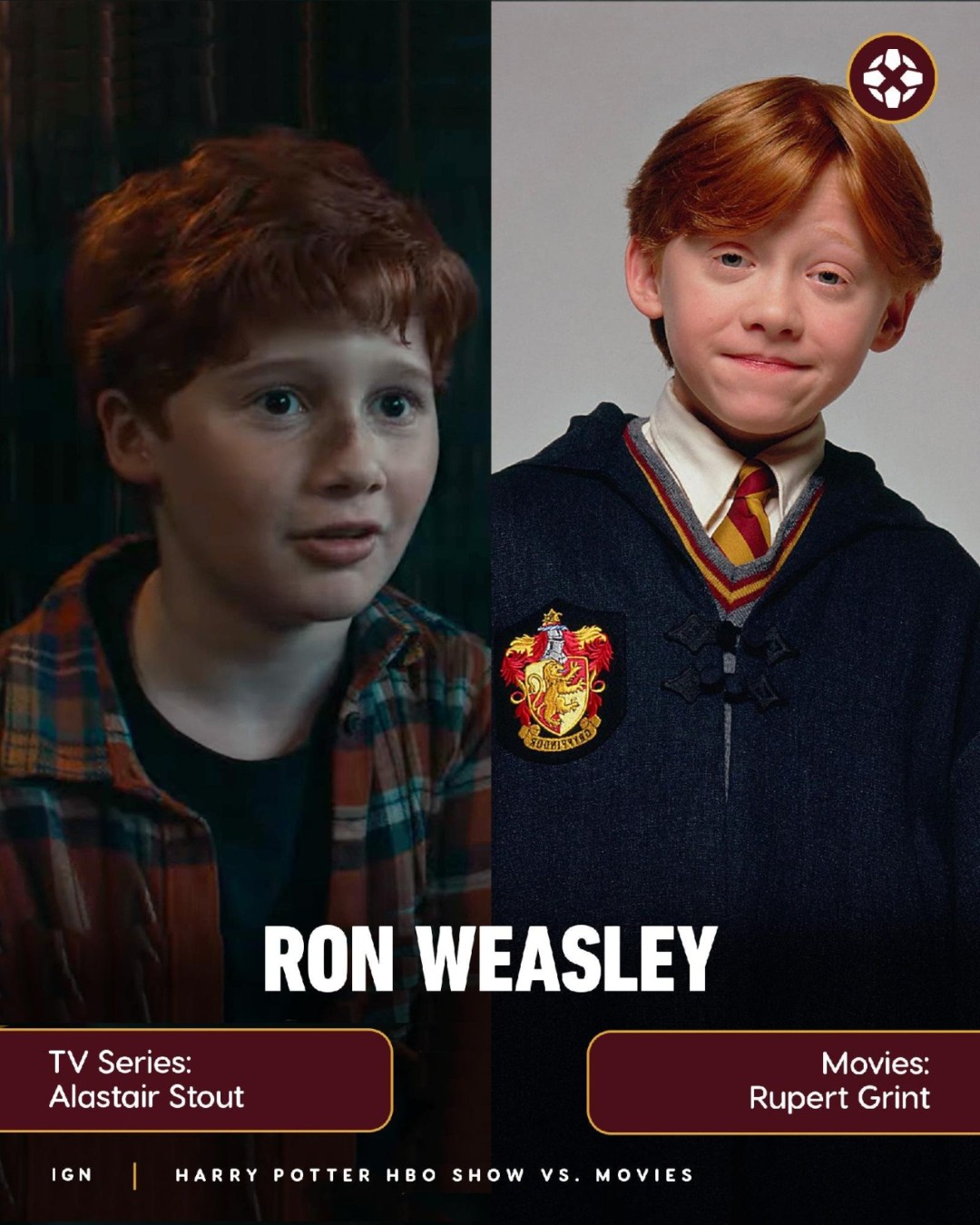 IGN发布《哈利波特》剧版与电影版角色对比 粉丝称电影版完胜