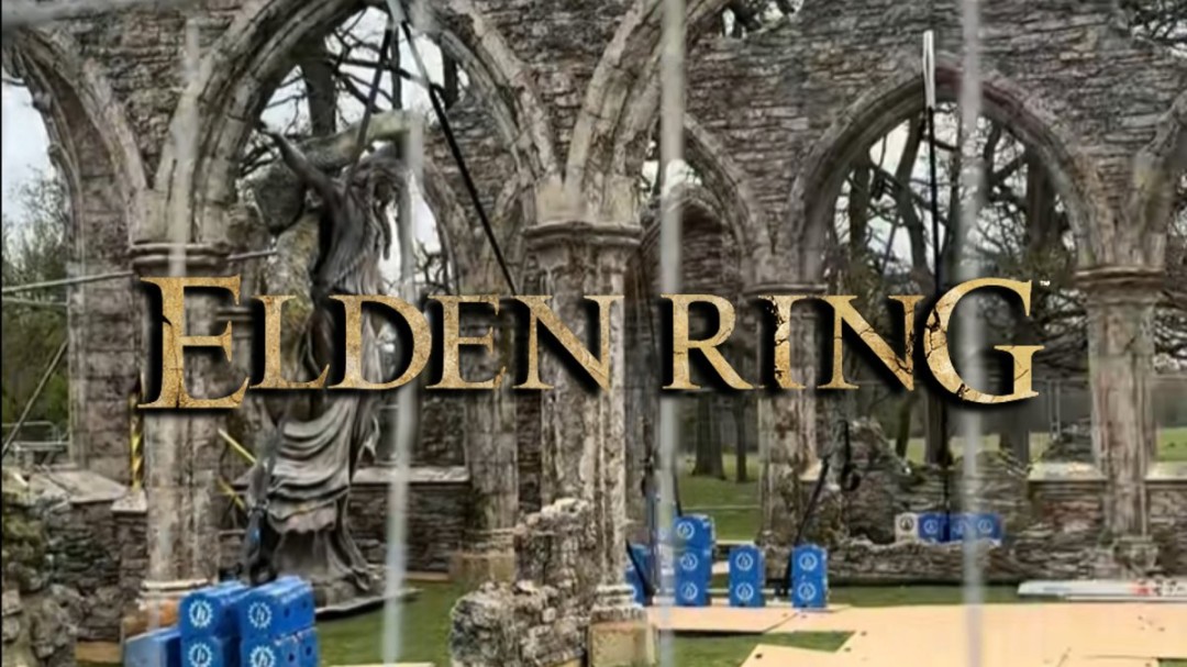 《艾尔登法环》电影片场照泄露：玛莉卡教堂实景曝光