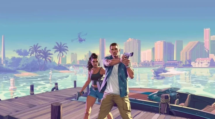 《GTA6》玩家发现隐藏细节：蓝色代表男主 粉色指向女主