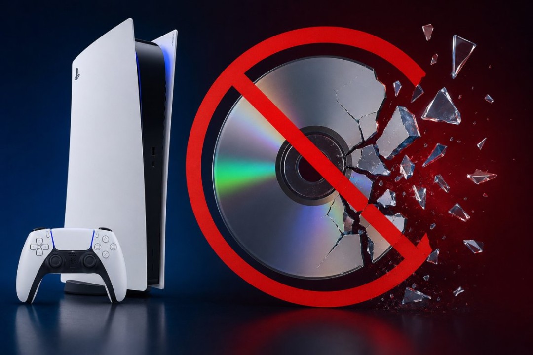 O anúncio da Sony de parar de vender discos físicos ultrapassou 160 milhões de visualizações e é mais popular que “GTA6”
