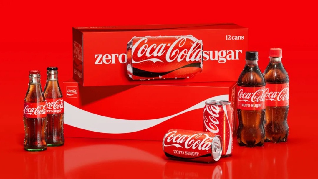 Coca-Cola запускает глобальное обновление бренда: классические красный и белый цвета остаются неизменными, упаковка с нулевым содержанием сахара приветствуется крупнейшее обновление