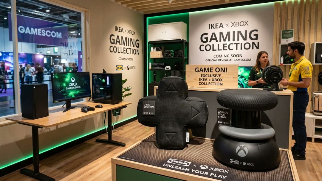 Xbox与宜家宣布跨界合作:手柄造型家具即将登场