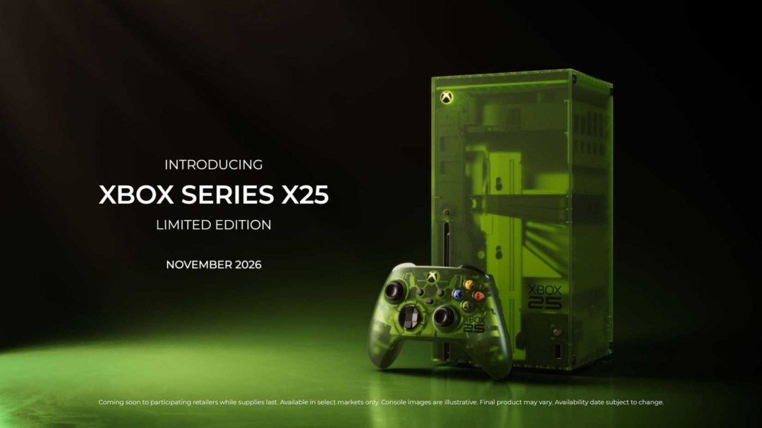 Xbox 25周年透明绿限量版主机被曝售价高达900美元