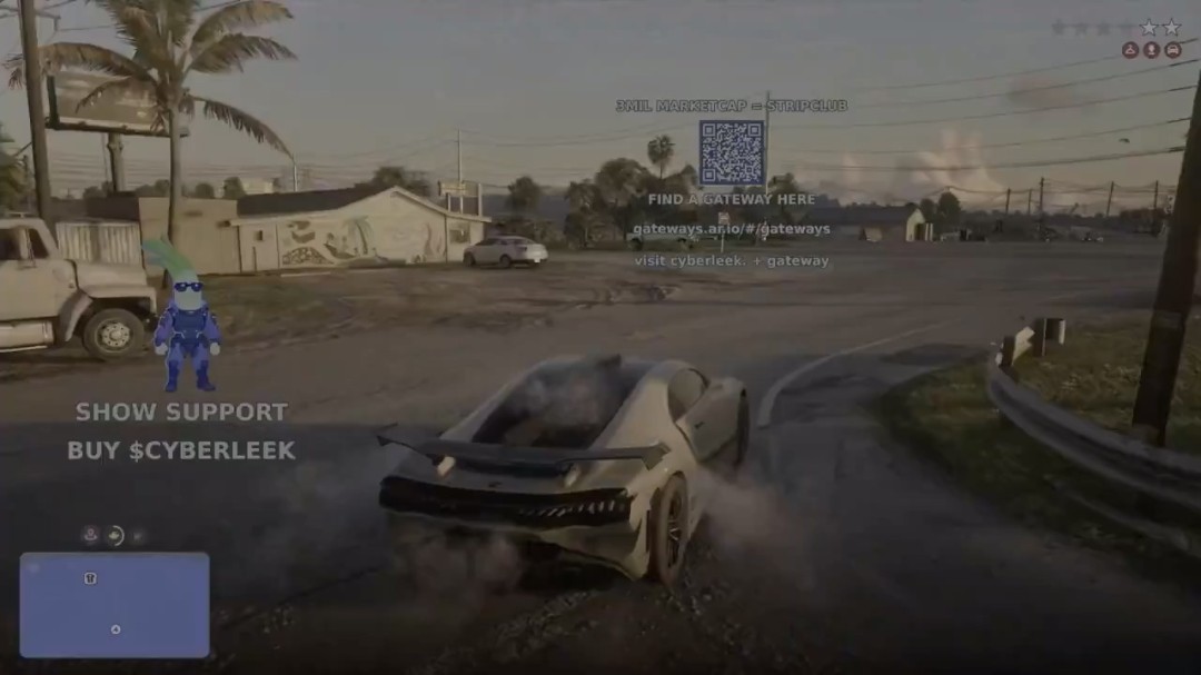 《GTA6》第七个视频泄露 杰森开超跑抢劫