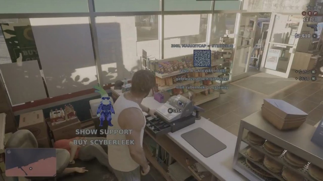 《GTA6》第七个视频泄露 杰森开超跑抢劫